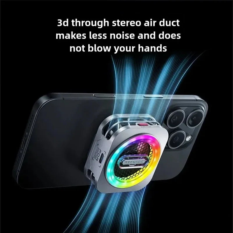 Nubia RedMagic Cooler 6 Pro Global Version Magnetic Phone Radiator Up to 41℃ Cooling AI Temperature Control For Game Phone